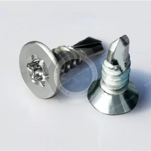 Salf tapping screw flat head