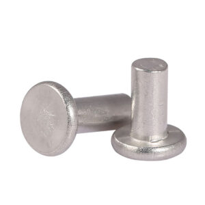 Aluminum flush mount solid rivert
