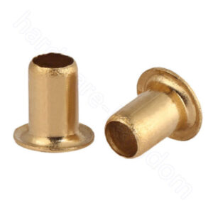 Brass hollow rivets eyelet