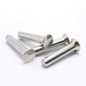 Flat cone rivets